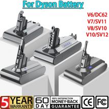21,6 V para Dyson todas las series 6000mAh V6 V7 V8 V10 batería de repuesto DC62 SV10 SV11 SV12 aspiradora de mano sin cable