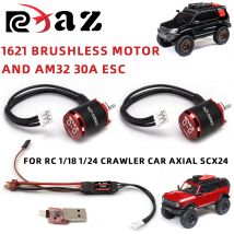 RCXAZ AM32 Programmierbarer 30A ESC 1621 Bürstenloser Motor für 1/18 1/24 RC Axial SCX24 FCX24 TRX4M 2-4s Performance Upgrade