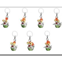 Spiel Splatoon 3 Schlüsselanhänger Lachs Rogen Cosplay Requisiten Zubehör Rucksack Anhänger Schlüsselanhänger Fans Geburtstagsgeschenk