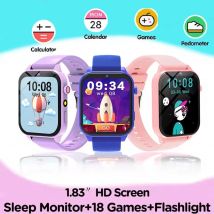 Nuovo Smartwatch per Bambini 2026 con Fotocamera, Giochi, Monitoraggio del Sonno, Torcia, Sveglia, Regalo per Ragazzi e Ragazze, Compagno Intelligente per Bambini