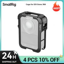 Gabbia SmallRig per Action Camera DJI Osmo 360 con supporto di protezione dell'obiettivo, copertura protettiva in silicone solo 48 g per riprese all'aperto