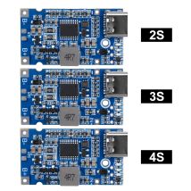 Mehrzelliges 2s 3s 4s Typ C bis 9V/12V 4,5 V-15V Step-Up-Buck-Schnell lade modul für 18650-Lithiumbatterie