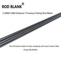 Stangen rohling 2,28 m 2,46 m Wirbel Sand Kohle faser Abstand Wurfs tange Rohling Köder stange Bauteil Stange Reparatur