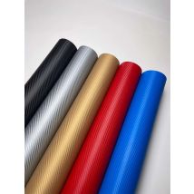 3D Black Silver Red Gold Blue Carbon Fiber Vinyl Wrap Auto Motorcycle Body Stickers Carbon Car Wrapping Vinyl Film Air Release