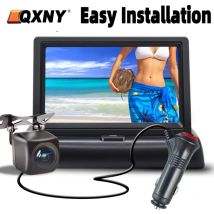 Einfache Installation 4,3/5 Zoll Auto LCD Monitor Rückansicht Rückfahrkamera für Fahrzeug Van Nachtsicht Reverse Video Parksystem