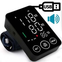 Sphygmomanometer BP Monitor Health Care New LED Blood Pressure Monitor Big Screen Broadcast Tonometer Digital Arm Tonometer