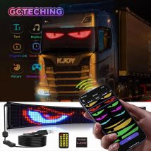 Occhi a LED per camion Pannello a matrice LED Pannello per auto LED RGB Luce di scorrimento per controllo app Bluetooth programmabile fai-da-te