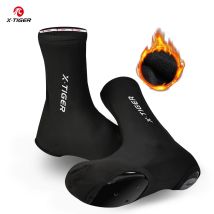 X-TIGER Winter Cycling Shoes Cover Thermal Fleece MTB Bike Overshoes shoes covers sports cycling overshoes bike shoes cover