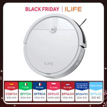 ﻿   Aspirapolvere robot ILIFE V2, autonomia di 120 minuti, aspirapolvere robot con ricarica automatica, sottile, silenzioso, ideale per peli di animali domestici e pavimenti duri