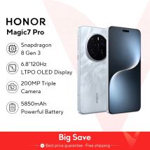 【Estreno mundial】Versión global HONOR Magic7 Pro 5G Smartphone Magic 7 Pro Snapdragon 8 Elite Pantalla OLED de 120 Hz Carga rápida de 100 W
