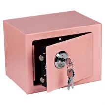 Extralink home caja fuerte doméstica caja fuerte para llaves, caja fuerte blindada, rosa, s-404