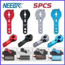 5PCS NEEBRC 25T M3 Metall RC Servo Horn Arm Aluminium für Futaba Savox Xcore HL HD Power JX SPT Dspower Roboter DIY Drone Auto Teil