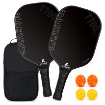 LAAOVE Pickleball Paddle T700 Kohlefaser, mattierte Oberfläche, 16 mm, verbesserte süße Stelle, Steuerung und Leistung, rutschfester Griff, USAPA-konform
