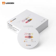 Lodden Dental Lab 4D PRO Blok Cyrkonowy 98mm Wielowarstwowy Dysk Cyrkoniowy Blok Vita 16 Kolorów Materiały Dentystyczne Cad Cam