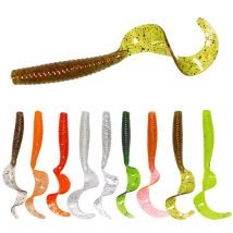 7 Stück Angelköder, weiche künstliche Köder, Köder, Schwanz, 8 cm/3,15 Zoll/4,5 g