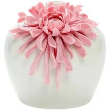 Keramik Blumenvase handgemachte Handwerkskunst hochwertige Schreibtisch Jarrones Vase rosa Dekoration Home Girl ästhetische Raumdekoration