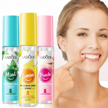 18ML Lemon Oral Fresh Mouth Spray Fresh Breath Eliminate Bad Breath Spray Deodorant Persistent Protable Fragrance No Alcohol