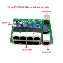 Protocollo standard 802.3AF/AT 48V POE OUT/48V switch poe 100 mbps 8 porte POE con uplink a 2 porte/switch industriale NVR