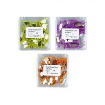 50pcs/Box Dental Prime Teeth Interproximal Plastic Fender Wedge With Protection Steel Matrix Protects Gingiva Blades Wedges