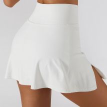 Novedad de verano, pantalones cortos ajustados para Yoga, faldas cortas, minifaldas ultracortas, gimnasio, ejercicio, correr, Fitness, tenis, faldas deportivas antiligeras