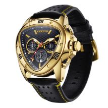 New Cool Triangle Watch Men Top Luxury Chronograph Watches Waterproof Quartz Wristwatches Gifts Relogio Masculino Drop Shipping