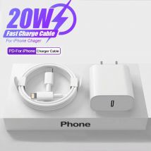 20 W Schnellladegerät für iPhone 13 Mini 12 11 Pro 14 Pro Max Plus X XR XS USB Typ C Schnellladekabel Zubehör
