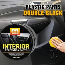 Reparaturpaste für Autoreifen/Kunststoff/Leder – entfernt Kratzer/oxid, stellt den Glanz für Reifen/Stoßstangen/Leder mit UV-Schutz wieder her