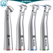Seria AI-Z Dental Contra Angle zwiększająca prędkość 1:4.2/1:5/1:1/4:1 niska prędkość rękojeści optyczna LED do mikrosilnika elektrycznego typu E