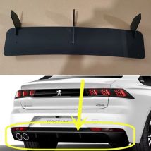 Verwendung für Peugeot 508 GT Line 2018 2019. Hinterer Diffusor, Stoßstange, Lippen, Spoiler, Splitter, Body Kit, Zubehör