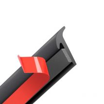 5 Meters Universal Car Rubber Sealing Strip 2m Small Slanted T-Type Automobile Seal Rubber Weatherstrip Flare Arch Trim