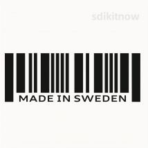 Made in Sweden Flag Car Motorbike Vinly Sticker PVC Decal Styling For Volvo S40 S80  XC60 XC 90 Saab