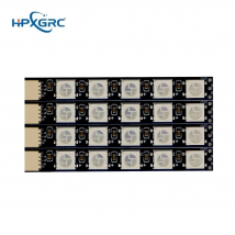 HPXGRC 4 Stück 2812 RGB programmierbare LED-Arm-Lichtleiste