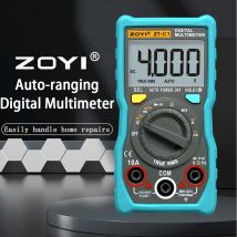 ZOYI C1 Digitaler Mini-Multimeter-Tester mit NCV-Datenhaltefunktion, 4000 Zählungen, automatisches Multimeter, True RMS-Transistormessgerät