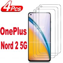 Vetro protettivo per schermo 2/4 pezzi 9H per OnePlus Nord 2 5G Pellicola in vetro temperato