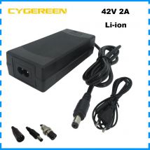 36V Lithium-Ladegerät 42V 2A für 10S 36V 10AH 12AH 15AH Li-Ion 18650 Akku Ladegerät 36V2A DC XLRM GX16
