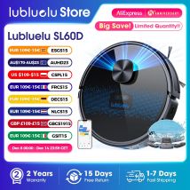 Lubluelu SL60D Roboter-Staubsauger- und Wisch-Kombination – 4500 Pa Saugkraft, 150 Minuten Laufzeit, leiser Betrieb, 10 Keine Zonen, intelligente App-Steuerung