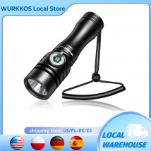 Wurkkos DL02 Torcia subacquea 3000LM 496M Torcia subacquea a lungo raggio con interruttore magnetico rotante per l'esplorazione delle grotte