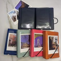 Children Kids Cute Mini Holds 28 Pcs 3 Inch Photos Instax Mini Camera Album Photo Album with an Elastic Closure