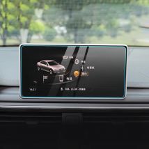 Car Tempered Glass Screen Protective Film Radio Player HD Anti Touch Sticker Accessories For Audi A4 B9 S4 2016 2017 2018 2019