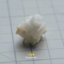 Wuque Studio WS Flux Babao White Magnetic Switch HIFI Crisp Sound 35gf RGB Linear Pre-lubed Hall Effect for Fast Trigger Gaming