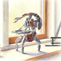 Christmas gifts for movie fans and home decoration ideas for adults and children, 583 space combat robots