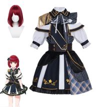 AUF LAGER Arima Kana Cosplay Lolita Kleid Idoll Stagee Performancee Masterr Cosplay Halloween Kostüm Outfits für Frauen