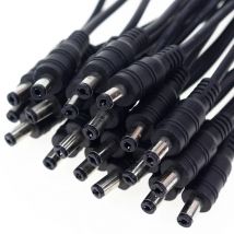 5 stücke/10 stücke 5,5x2,1mm Power Stecker DC Männlich Weiblich Kabel Draht Stecker Adapter Buchse Jack für LED Streifen Licht