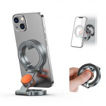 NEW Dual Magnetic Phone Holder with Flexible Spinner Desk & Gym Mount for iPhone 17 16 15 14 Android Magsafe Stress Relief Toy