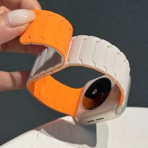 Strap For Apple Watch Band ultra 2 3 49mm 44mm 40mm 41mm 46mm 45mm Magnetic Silicone correas Bracelet IWatch Series 11 9 8 SE 10