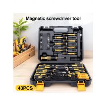 Magnetic Screwdriver Set 43 Piece Precision Phillips Screwdriver Screwdriver bits With Sturdy Tool Box Repair Hand Tools