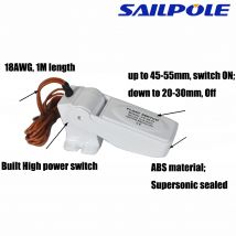Nuovo Design interruttore automatico della pompa dell'acqua elettrica DC muslimboat pompa di sentina marina Max 20A regolatore del livello dell'acqua galleggiante