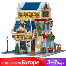 2745PCS Kreative Expert MOC Kleine Bär Spielzeug Haus Bausteine Stadt Street View Modulare Architektur Modell Spielzeug Kinder Geschenk