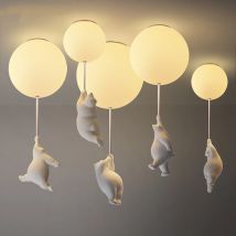 Moderne LED Decke Lichter Warm Cartoon Bär Decke lampe für Kinder Zimmer Schlafzimmer Lampe Kinderzimmer Decor LED Licht leuchten