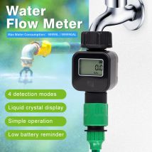 Misuratore di portata d'acqua digitale SGS05 Misuratore di consumo da galloni/litro e portata per l'irrigazione del tubo da giardino esterno